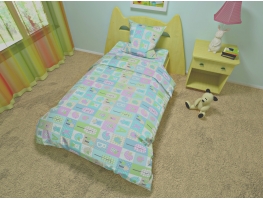 Bērnu gultas veļa  "Burti 1"